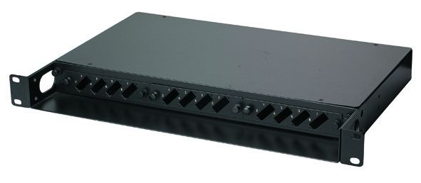 پانل پیچ فیبر بالا 24 پورت ، LC / دوپلکس SC Fiber Optic Termination Box YH1005
