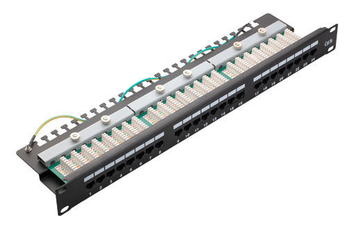 لوله ی ریل داخلی لوله ی 24 پورت Rj45 لوله ی لوله ی صاف و انعطاف پذیر YH4007