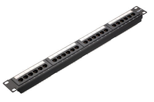 لوله ی ریل داخلی لوله ی 24 پورت Rj45 لوله ی لوله ی صاف و انعطاف پذیر YH4007