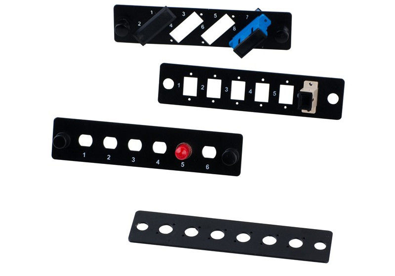 ایمنی 2U فیبر نوری Rack Mount Plate Panel 36 پورت 19 اینچ Racks YH1012