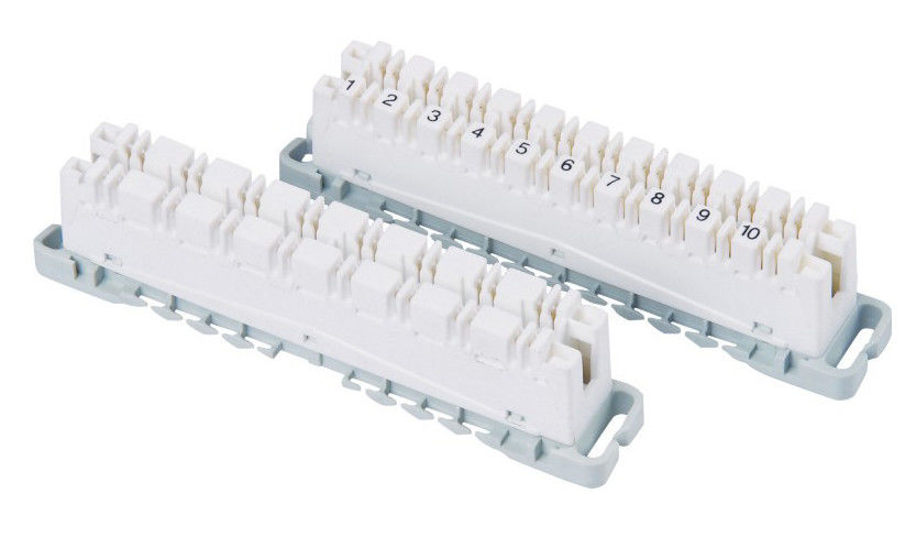 نوار باند بالا CAT5E کرون ماژول 10 جفت ترمینال بلوک پشت / پروفیل کوه YH6468506100